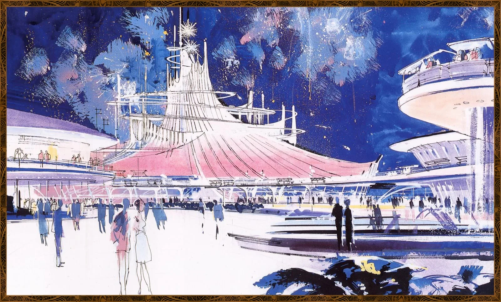 Concept Art Space Mountain Paris